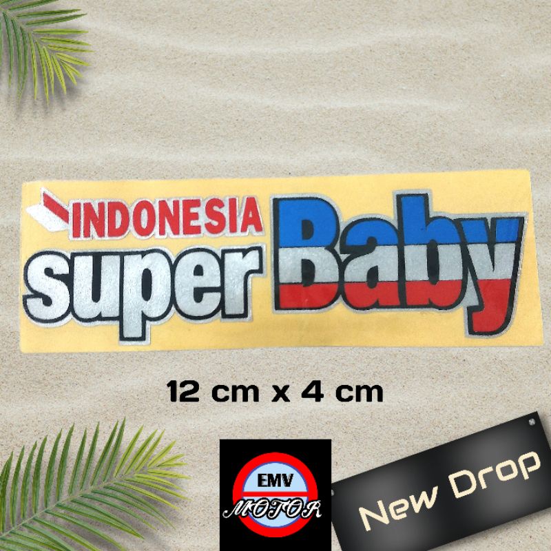 

Sticker cutting super baby