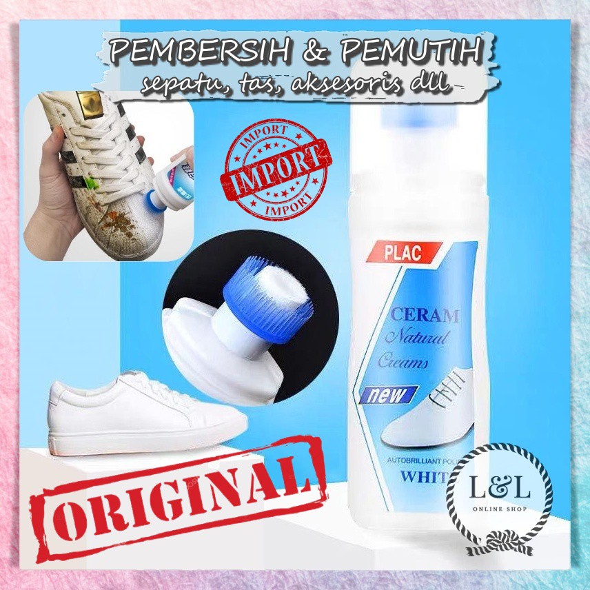 Pembersih Sepatu Penghilang Noda Pemutih Sneakers Tas Shoes Cleaner Sabun Cuci Perawatan Sepatu