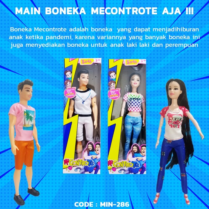 ME CONTRO TE fashion doll sayang anak boneka barbie ken ori