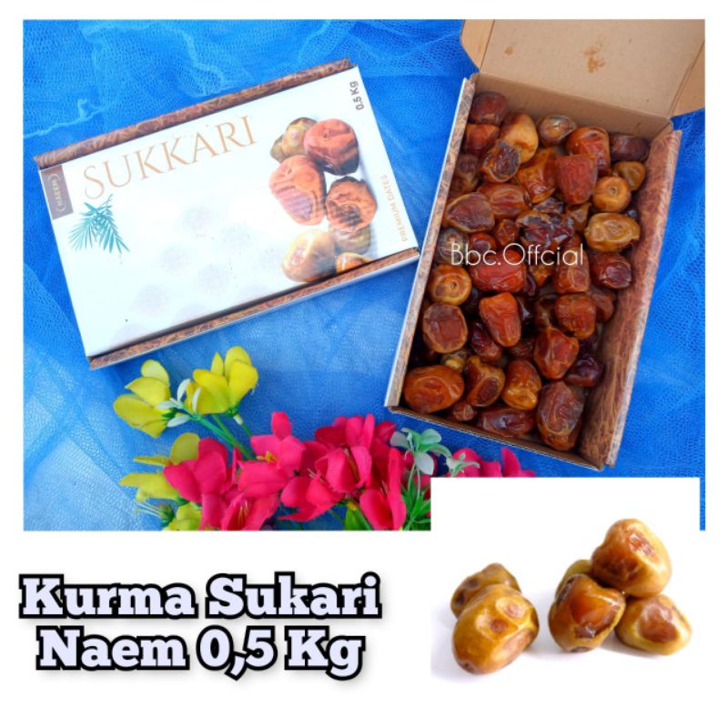 

ORIGINAL Kurma Sukari Naeem Premium 500 Gram