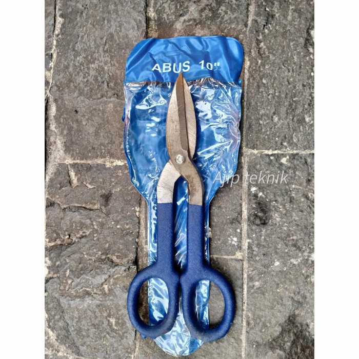 Gunting plat seng baja ringan 8 &amp; 10 inch abus tajam - 10&quot;