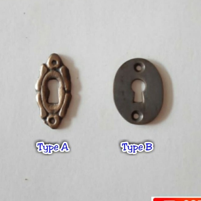 Lubang kunci lemari & Laci Kuningan Antik Murah 4.5cm