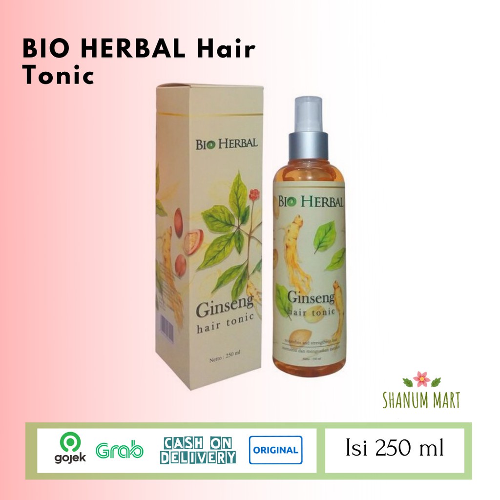 BIO HERBAL HAIR TONIC BIOHERBAL GINSENG HAIR TONIC BPOM ORIGINAL