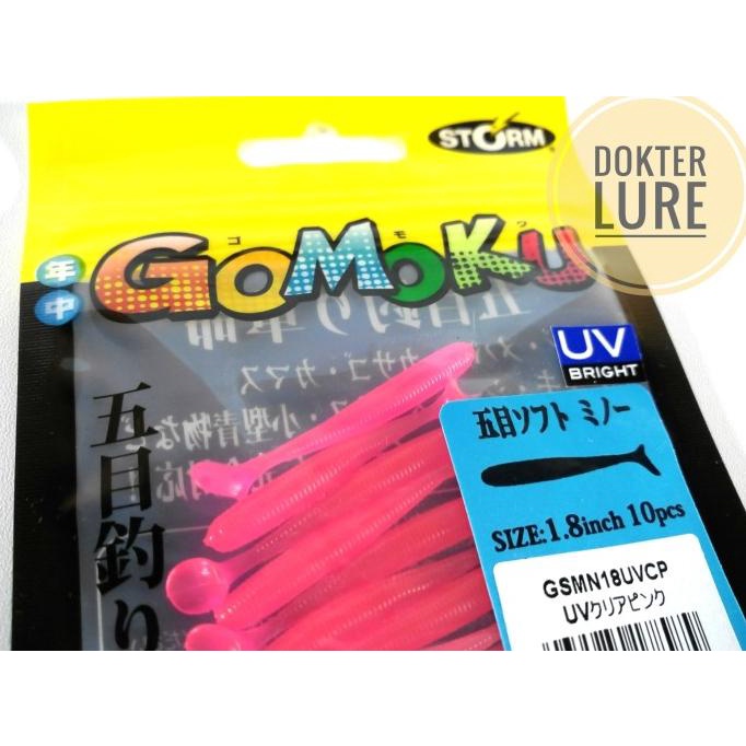 TERBARU LURE STORM Gomoku Soft Minnow 4cm 10pcs Softlure Umpan Mancing