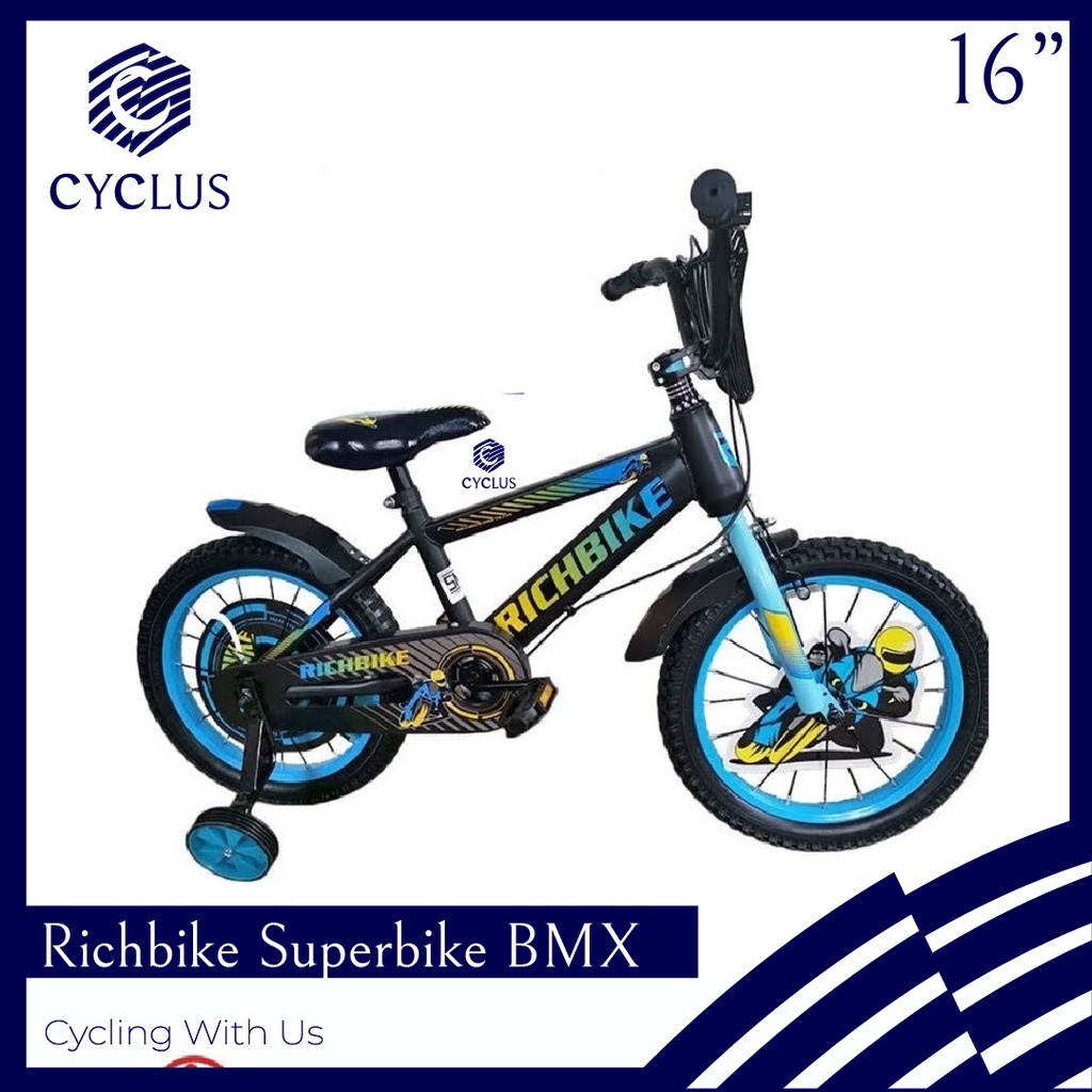 INSTAN - Sepeda BMX Anak Laki Laki Richbike Superbike RB 606 1 16 Inch