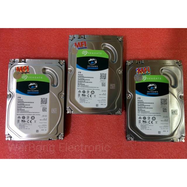 Harddisk 2 TB / HDD 2TB SEAGATE SURVEILLANCE MFI ORIGINAL