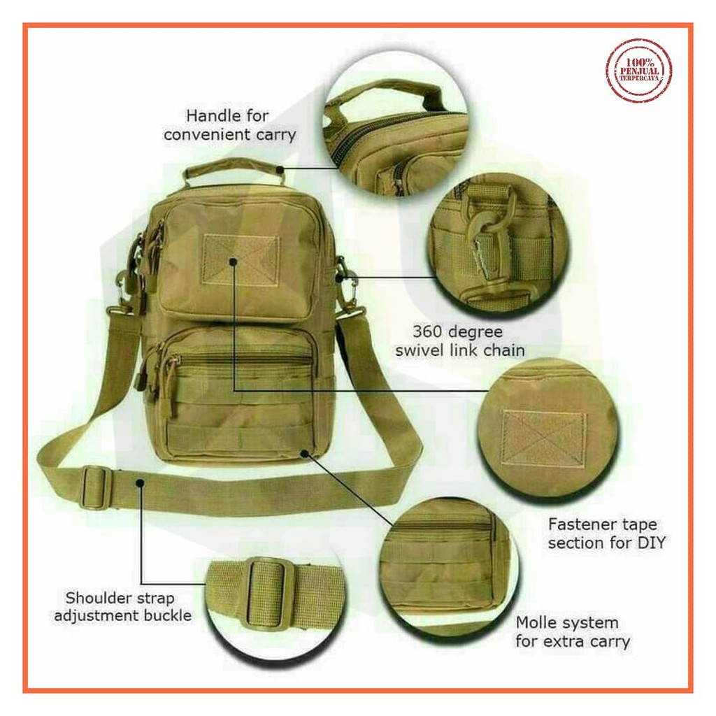 Jual TAS SELEMPANG ARMY 9060 SLING BAG OUTDOOR ARMY 9060 Low Price!