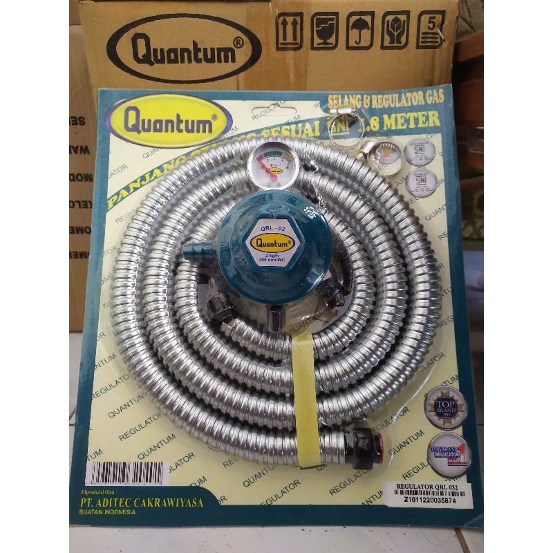 Selang Regulator Kompor Gas Quantum QRL 032 #gas #kompor #regulator # quantum