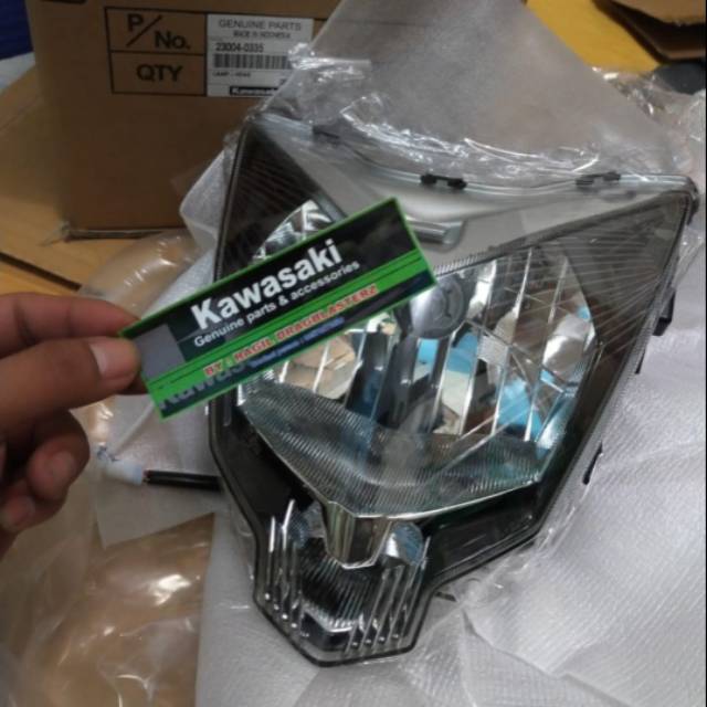 Headlamp atau reflektor ninja 250 rr mono z250 SL original Kawasaki