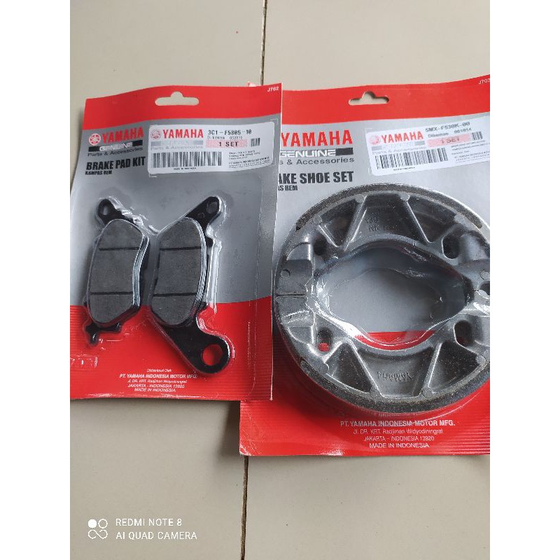 KAMPAS REM DEPAN BELAKANG MIO SPORTY/SMILE/MIO J/MIO SOUL LAMA/SOUL GT 115/ORI