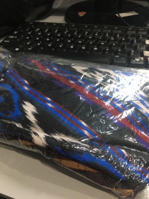 Baju Atasan Blus Croping Lurik