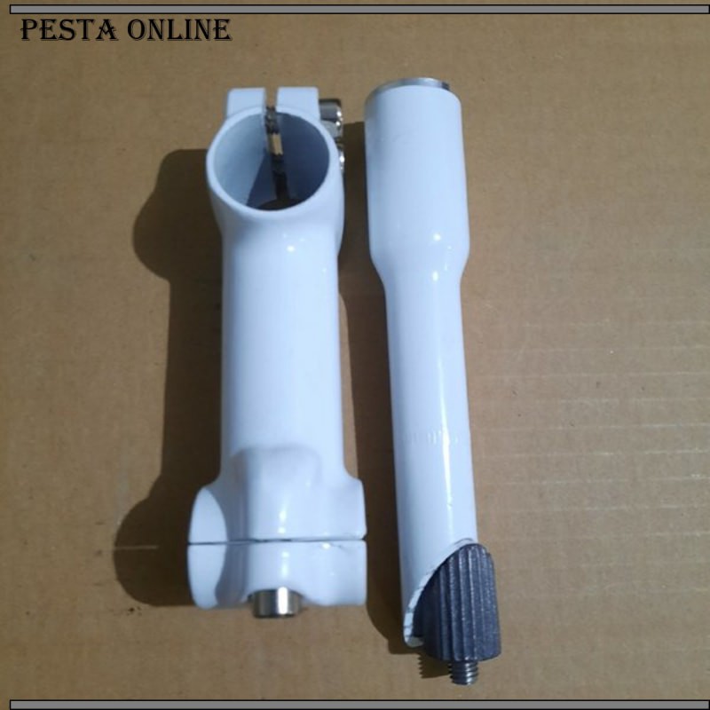 STEM MTB 25.4 DAN ADAPTOR 21.1 STANDAR PUTIH SEPEDA Buruan