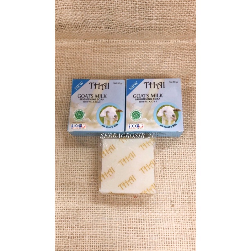 THAI GOATS MILK SOAP 50gr / BRIGHTENING SOAP