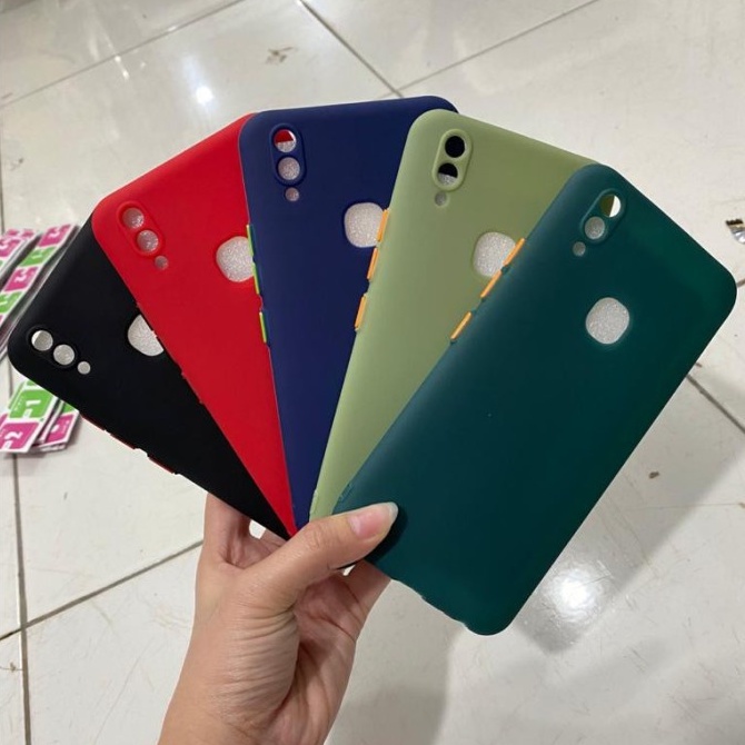 CASE BABY SKIN MACARON + PROTECT CAMERA VIVO V9 VIVO V9 PRO SOFTCASE - FA