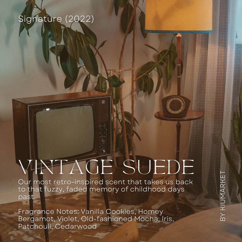 Kiumarket - Vintage Suede Room Perfume Reed Diffuser Pengharum Ruangan-1