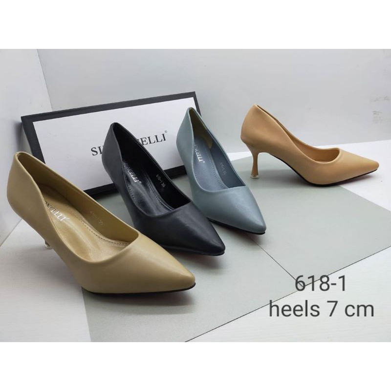 Simoncelli/ Sepatu heels import wanita/ sepatu wanita