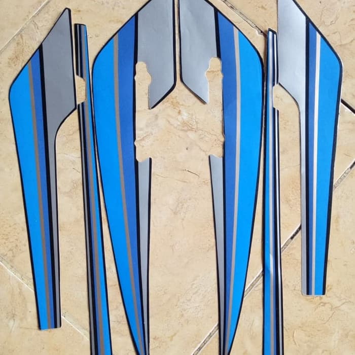 stiker striping gl pro 90 biru