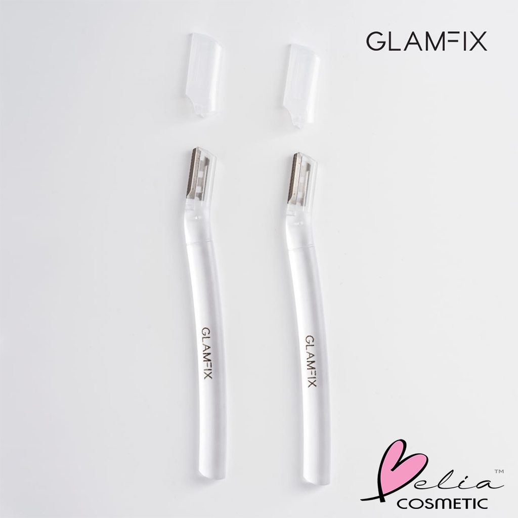 ❤ BELIA ❤ GLAMFIX Eyebrow Trimmer Razor | Isi 2pcs | Pencukur Alis Glam fix