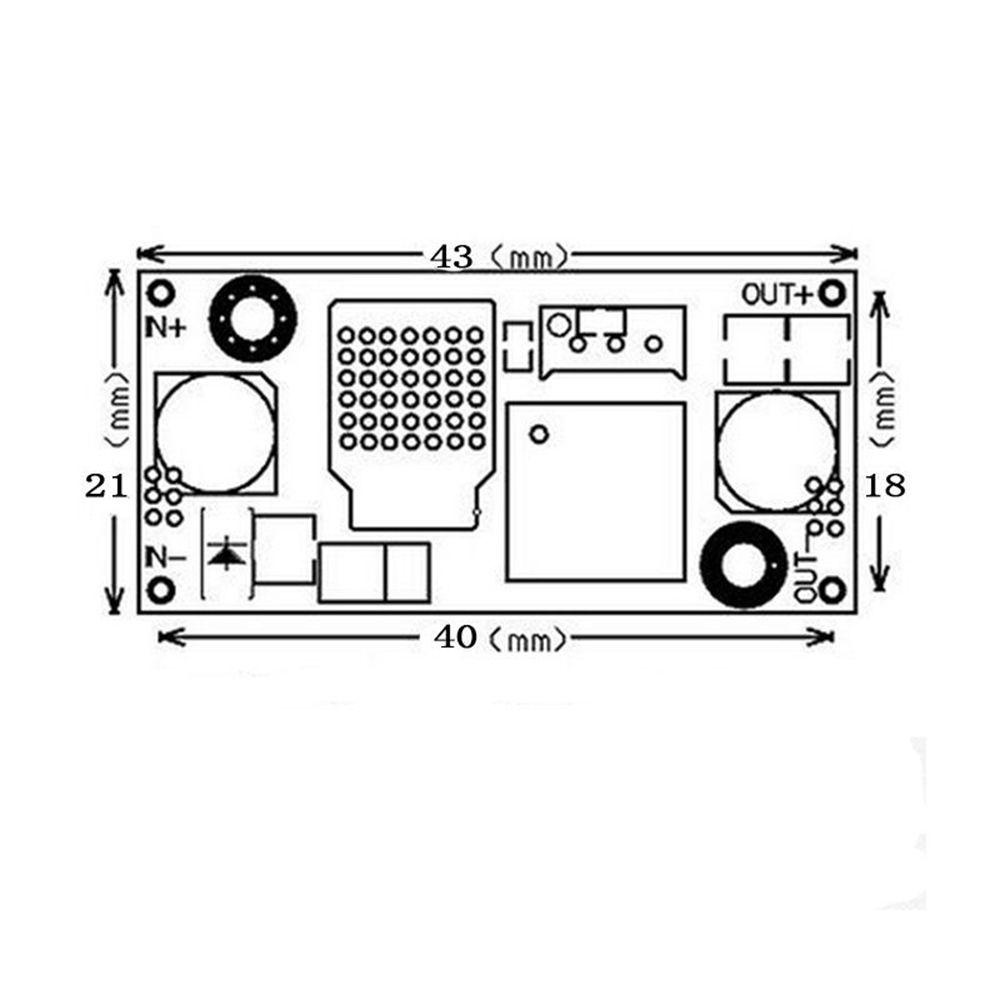 [Elegan] Regulator Tegangan Tahan Lama Panas Praktis DC-DC Step-Down Supply Buck Converter Adjustable High Quality Inverter