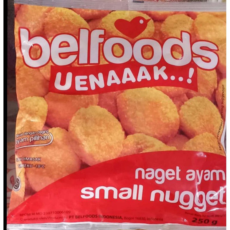 Jual Chicken Nugget / Nugget Ayam Belfoods @ 250gram | Shopee Indonesia