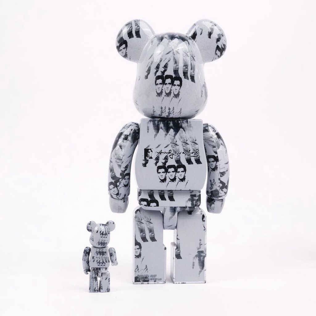 Bearbrick Warhol Elvis Presley Set