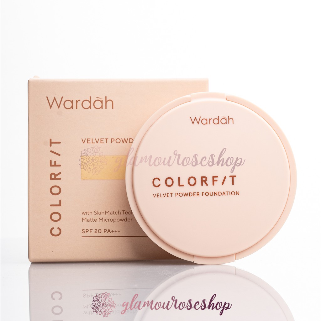 Wardah Colorfit Velvet Powder Foundation