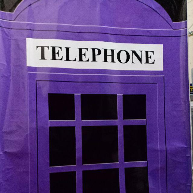 Stiker Kulkas Telp Box Ungu