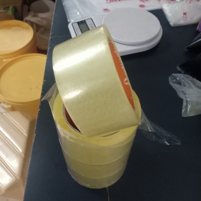

Trendi Isolasi Besar 1 Pcs Bening Lakban Islatip Selotip Tape Murah