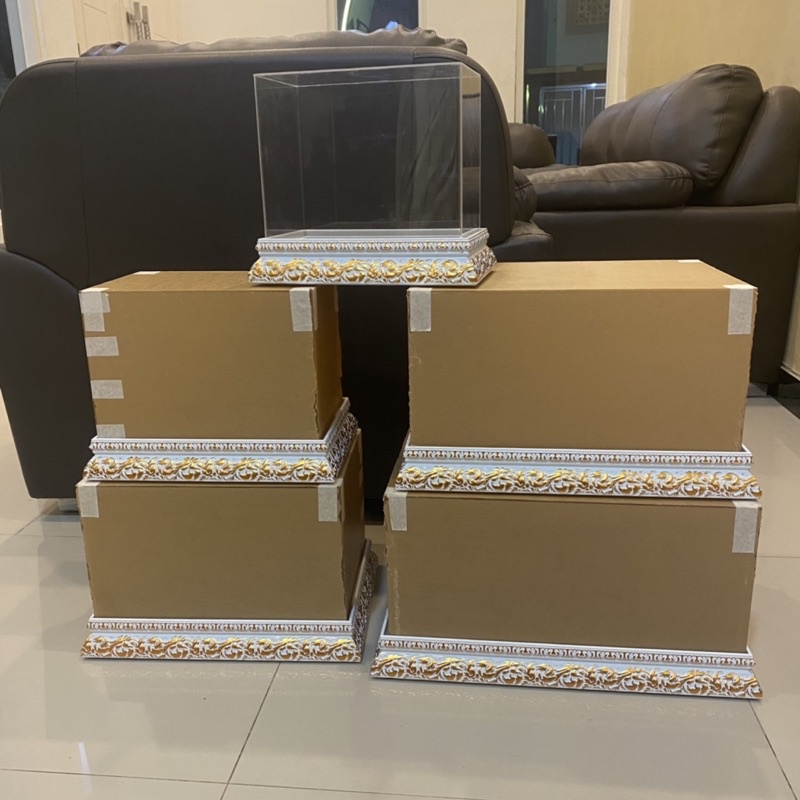 Hantaran Fiber 1set Isi 4pcs Plus Tutup Akrilik Hantaran Pernikahan 1set Isi 4pcs