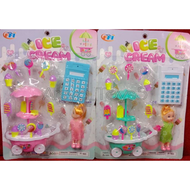 Mainan Barbie Ice Cream Kalkulator Set FI 565