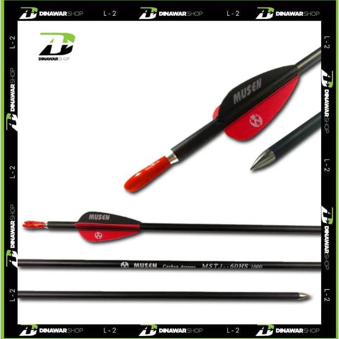 Arrow Carbon 6mm / Anak Panah Carbon 6mm