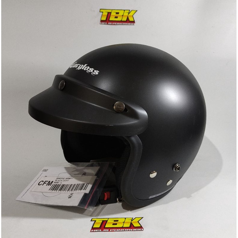 Helm Cargloss original original Hitam Doff