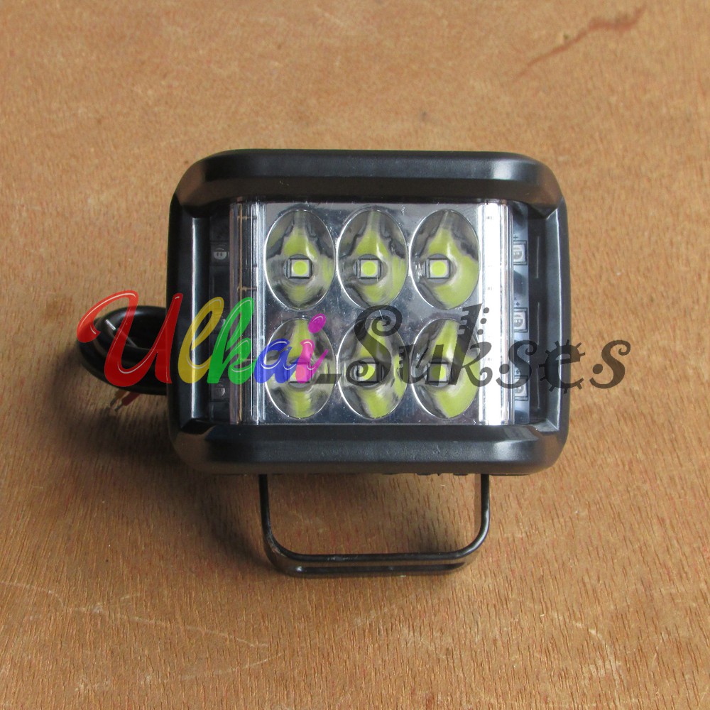 Lampu Tembak Fokus Motor Dan Mobil LED CWL Mini Strobo 6 Mata 12V TW4353 l Lampu Sorot Super Terang WaterProof Universal