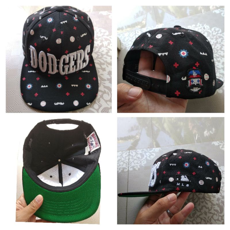 Topi MLB LA Dodgers snapback setelan