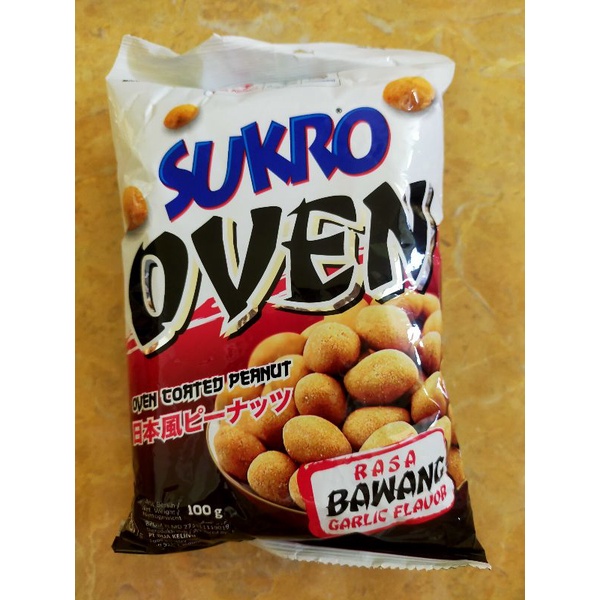 

Kacang Sukro Oven Rasa Bawang 100 Gram