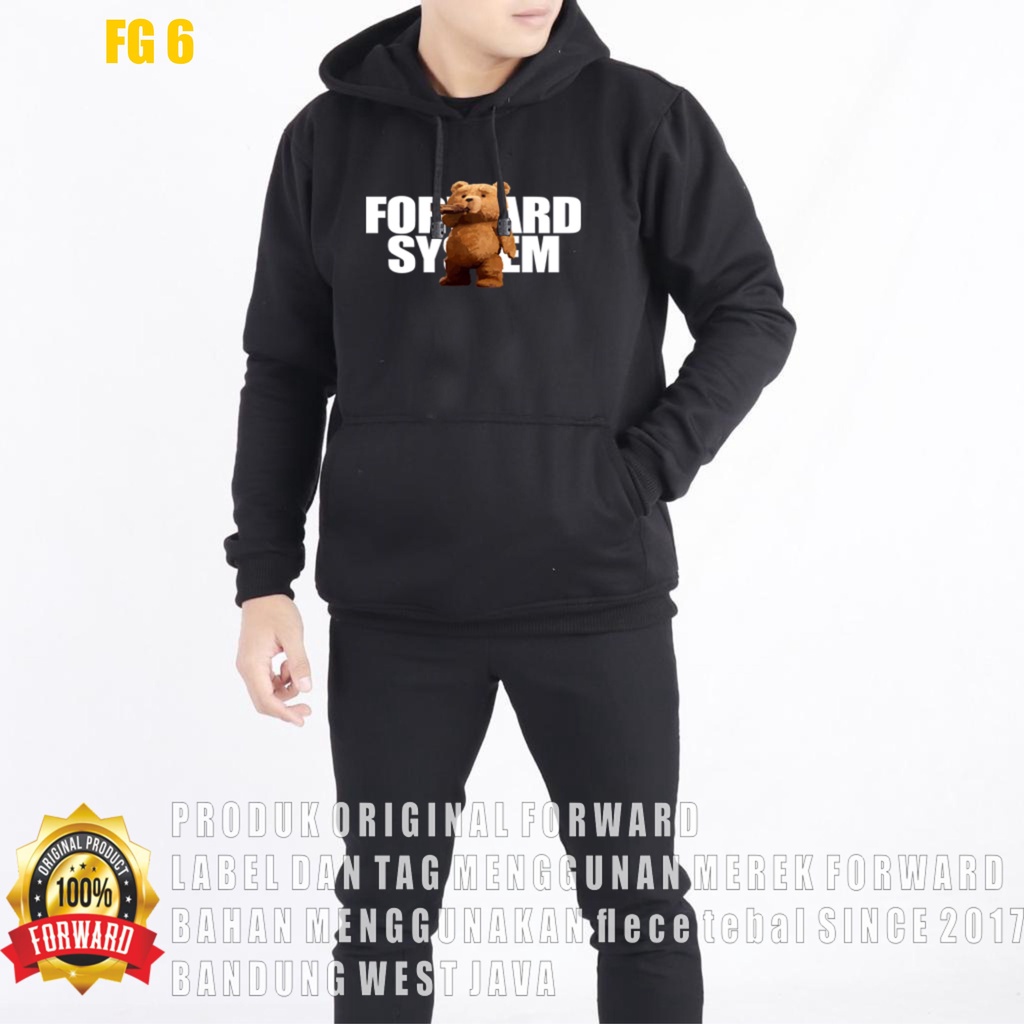 Sweater Pria Japanese Sweater Hoodie Fleece Jumper Switer Model Jepang Terbaru FORWARD SYSTEM Lanzclothing FG6