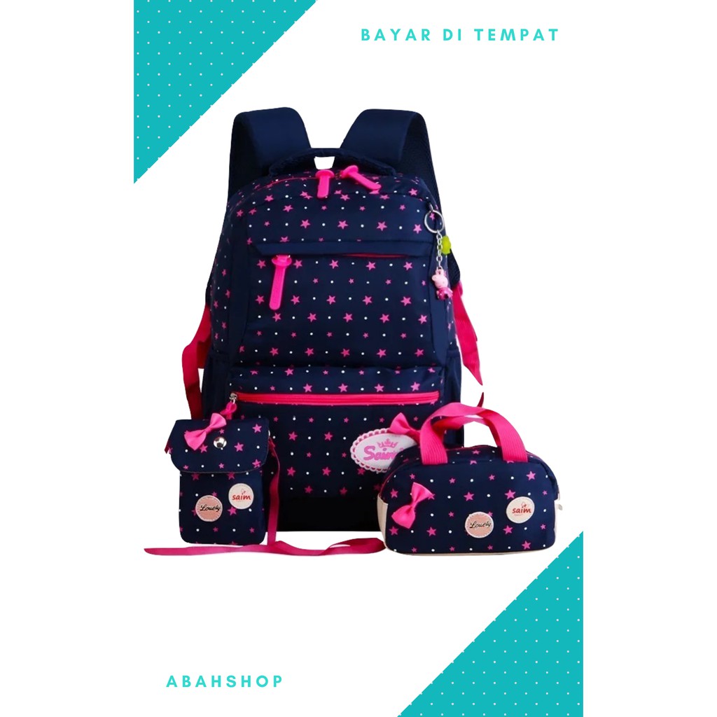 Back Pack Double Decker Tas  Ransel Anak Lol  Unicorn 