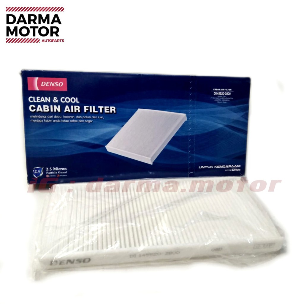 Jual FILTER AC DENSO 1455203800 TOYOTA ETIOS 2013 CABIN AIR FILTER