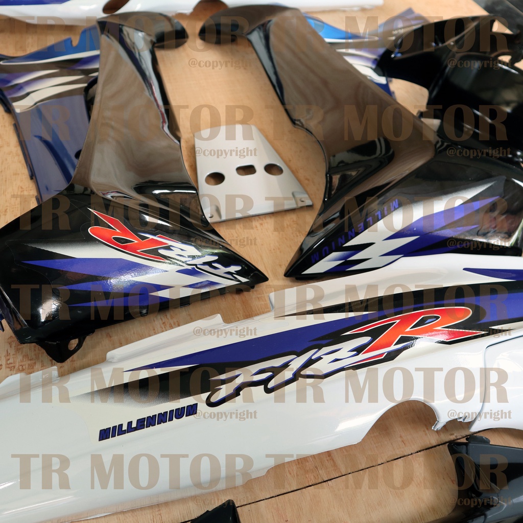 Cover Body Fizr F1zr Millenium Biru Full Set Halus Cover Bodi Yamaha Fiz r