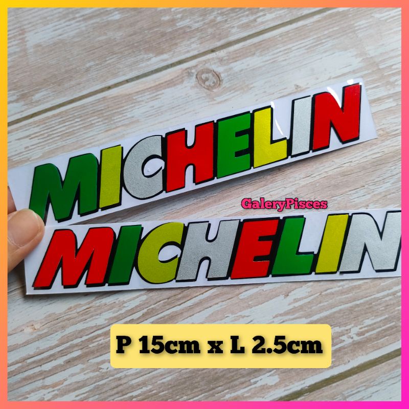 stiker motor stiker cuting michelin