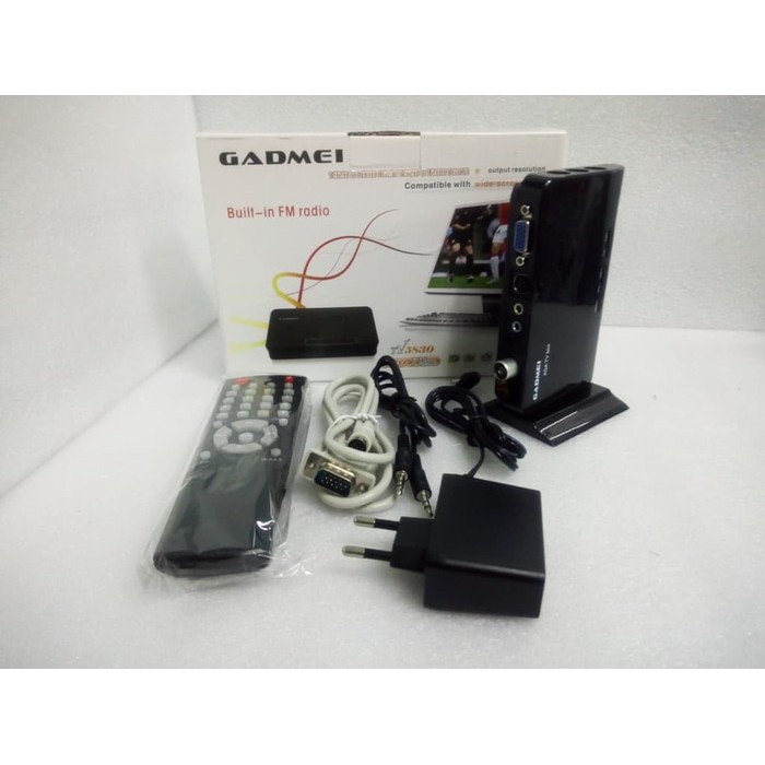 TV TUNER GADMEI 5830 SUPPORT CRT DAN LCD | Shopee Indonesia