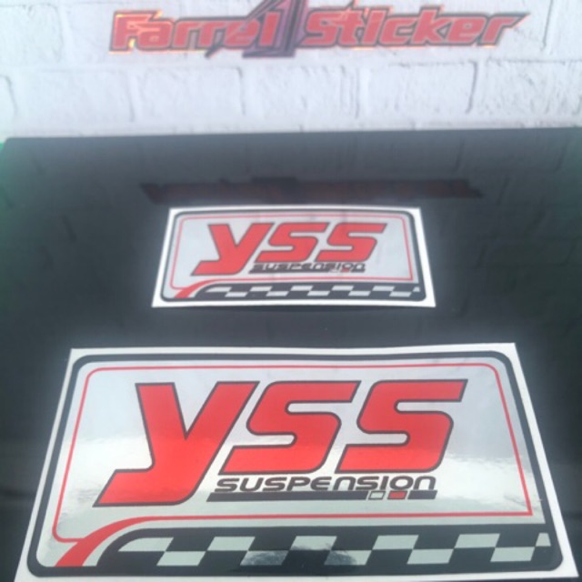 Stiker Shock Sticker Yss Chrome