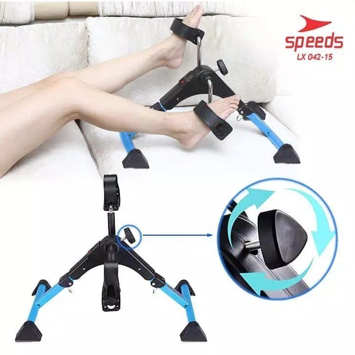 Sepeda Statis Home Gym Alat Terapi Stroke Latih Kaki Lansia 042-15