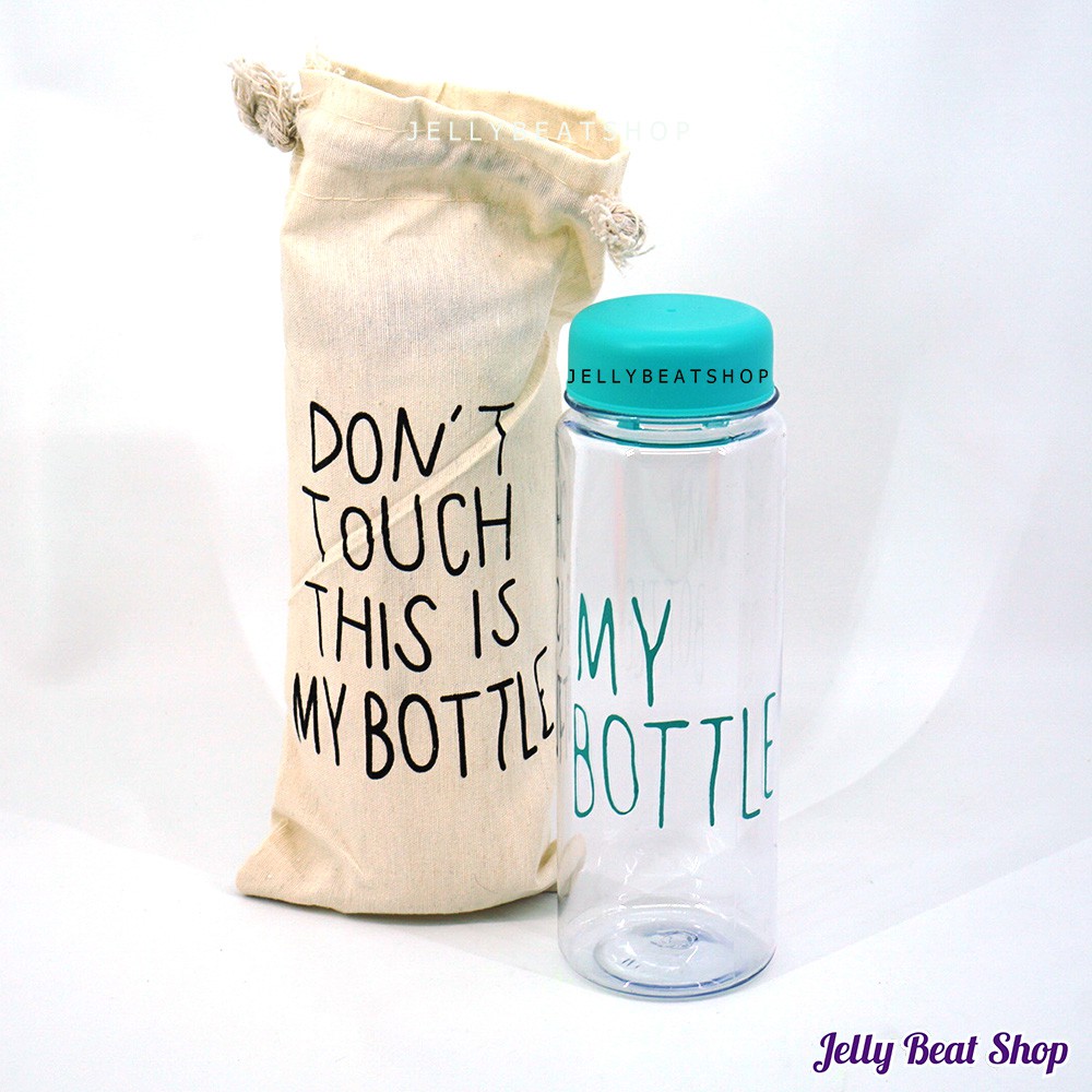 Botol Minum My Bottle + Pouch BPA free 350mL / don't touch my bottle