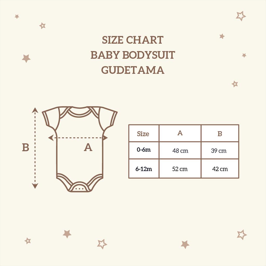 LITTLE PALMERHAUS (1pcs) Gudetama Bodysuit / Jumper Romper Segitiga Bayi