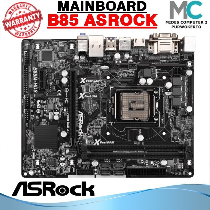 Mainboard Intel Lga 1150 B85 Asrock