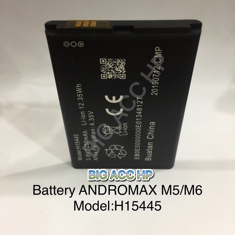 Battery-Baterai-Batere-Original Andromax M5 / M6 / H15445