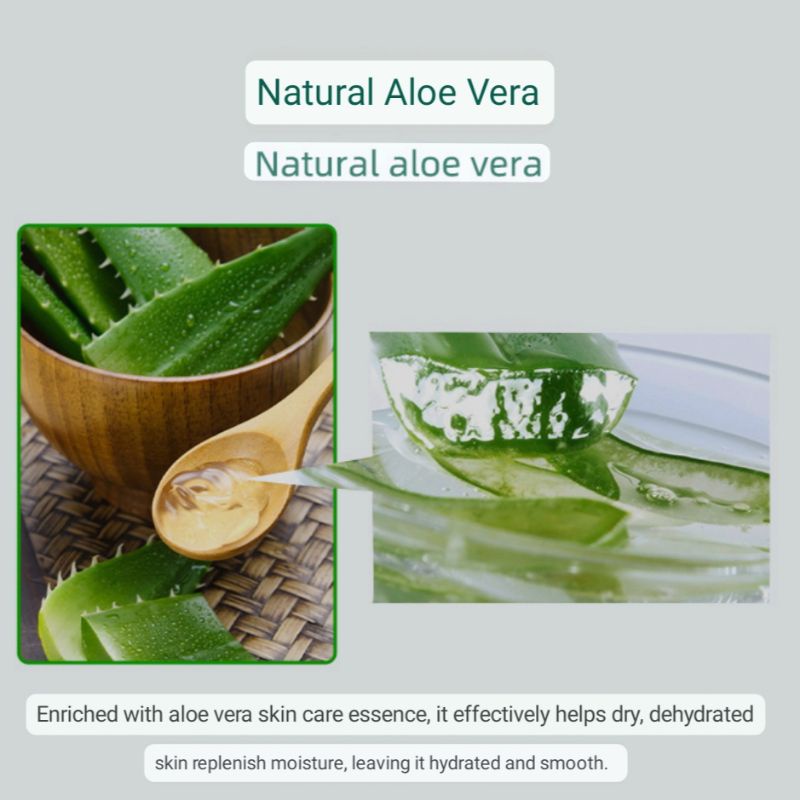 Aloe Vera Gel SIMU Original Moisture Soothing Hydrate Your Skin Pelembab Perlindungan Kulit Kering 40g