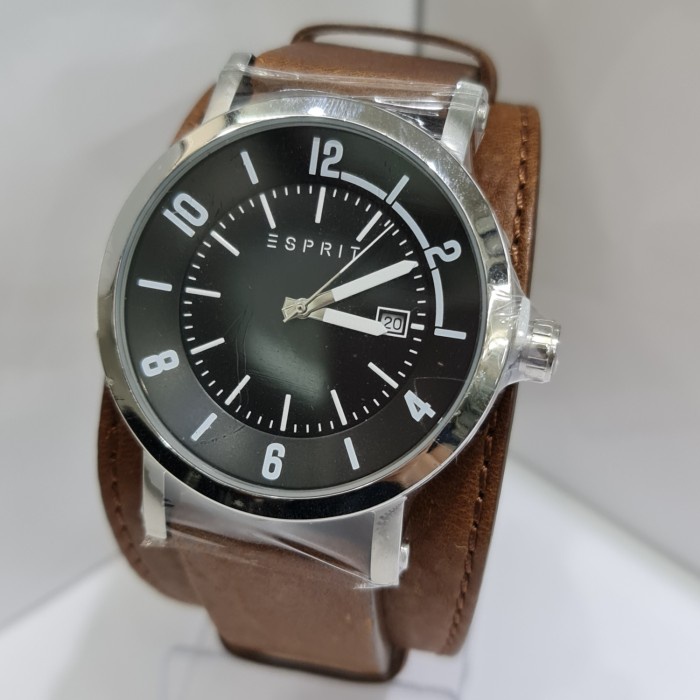 Jam tangan pria Esprit Archie Cuff Brown original garansi resmi
