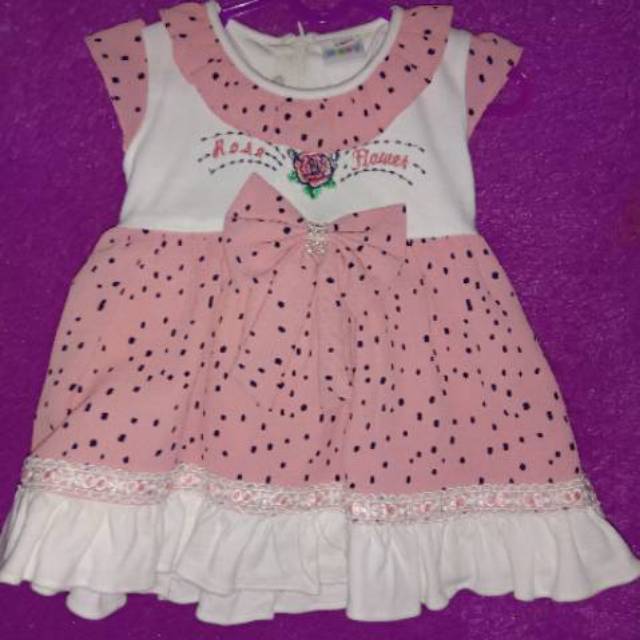 Gaun anak bayi/ dress pesta/ baju pesta preloved